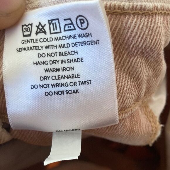 SPELL Classic Overalls Blush Straight Leg Women's Small 100% Organic Cotton Boho - Picture 10 of 15